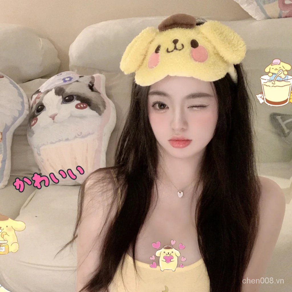 Hàng Có Sẵn Sàng Vận Chuyển Ngay Lập Phương Hàng Có Sẵn#Hellokitty Miếng Bịt Mắt Ngủ 12 / 20mm Hình Hello Kitty / Chó Cinnamon Nhồi Bông Đáng Yêu