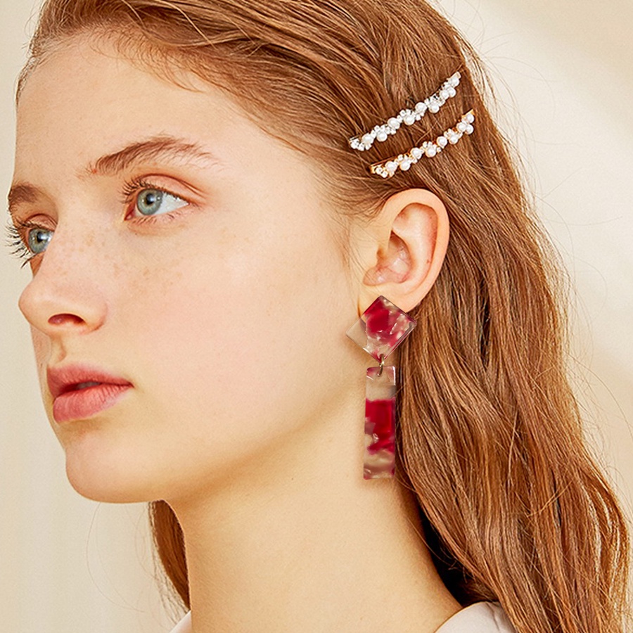 Đôi bông tai dáng dài kiểu dáng độc đáo nhiều màu sắc thời trang cho nữ