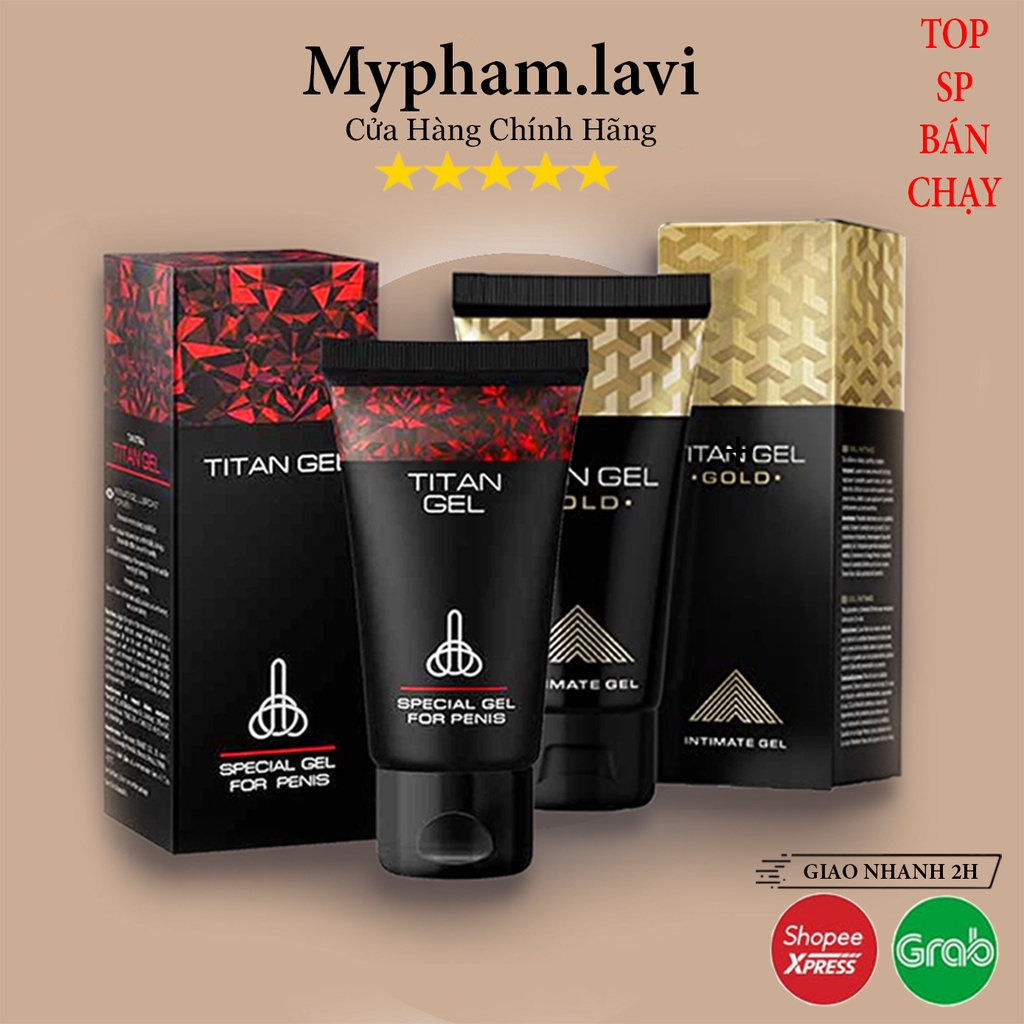 Gel Titan - Gel tăng kích thước dương vật và cương dương, hỗ trợ cho các chàng ( có che tên ) - mypham.lavi