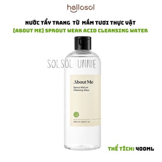 Abtme_002 nước tẩy trang từ mầm tươi thực vật about me 400ml