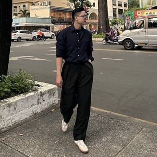 SIAM - ÂU ĐEN XẾP LY TO KIỂU FORM RỘNG