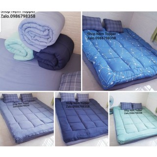 Nệm Topper 6cm kèm Vỏ Bọc Nệm (đủ size từ 1~4 người nằm)