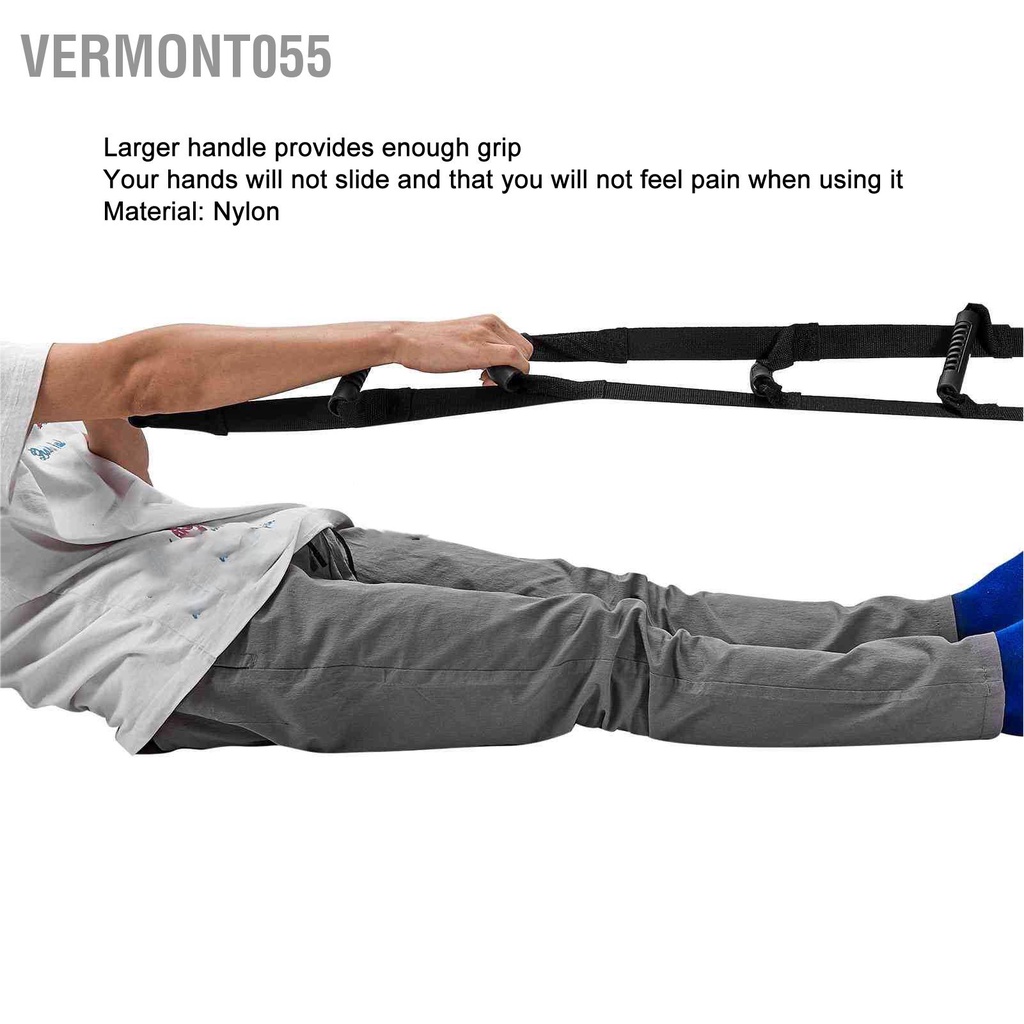 Vermont055 2 Chiếc Giường Ngồi Lên Người Trợ Giúp Nylon Có Thể Điều Chỉnh 4 Phần Thang Hỗ Cho Cao Tuổi