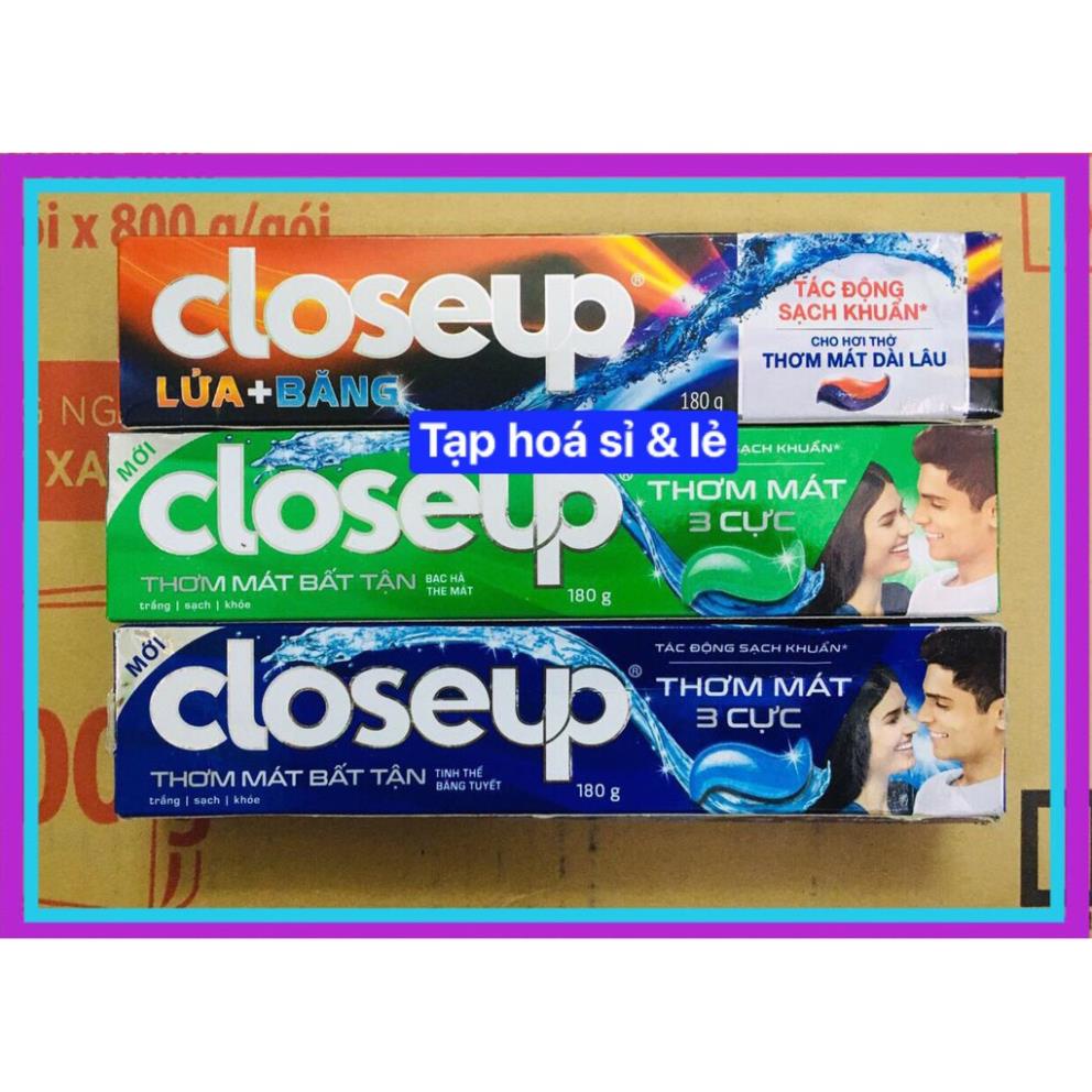 Kem đánh răng Closeup lộc đề/ bạc hà 180g