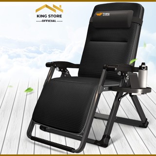 Ghế xếp thư giãn 4D tặng nệm, khay, ghế gấp gọn ngồi đọc sách nằm ngủ khung kim loại điều chỉnh độ ngả gấp gọn tiện lợi