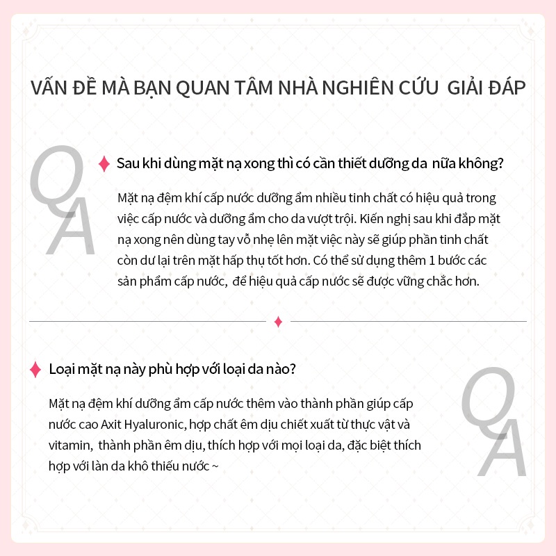 MASK FAMILY Hyaluronic Acid mặt nạ cấp ẩm b5 dưỡng ẩm cấp nước Air Cushion Vitamin B5 Chăm sóc da mặt 26ml 5 Miếng