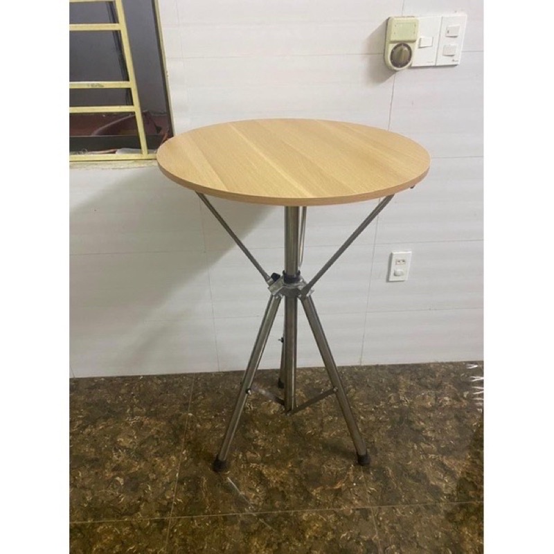 Chân Bàn Inox Cafe.Mặt Tròn 30.Bàn Đám Cưới Trang Trí