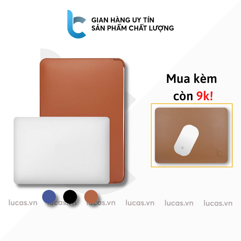 Túi/ Bao Da Macbook Cao Cấp Lucas