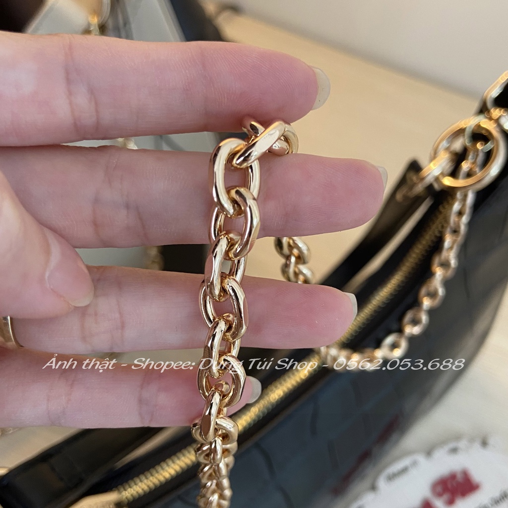 Túi nữ kẹp nách  size 26 thiết kế 2 dây đeo PW2-76390093 full màu