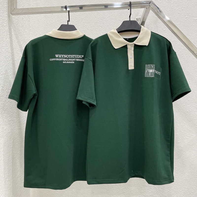 Áo thun polo tay lỡ nam nữ unisex các mẫu hottrend cháy phố 2023 TONGKHOSI