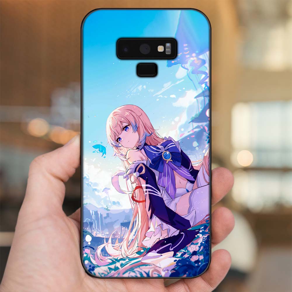 Ốp lưng Samsung Note 9 viền đen in hình Sangonomiya Kokomi Genshin Impact