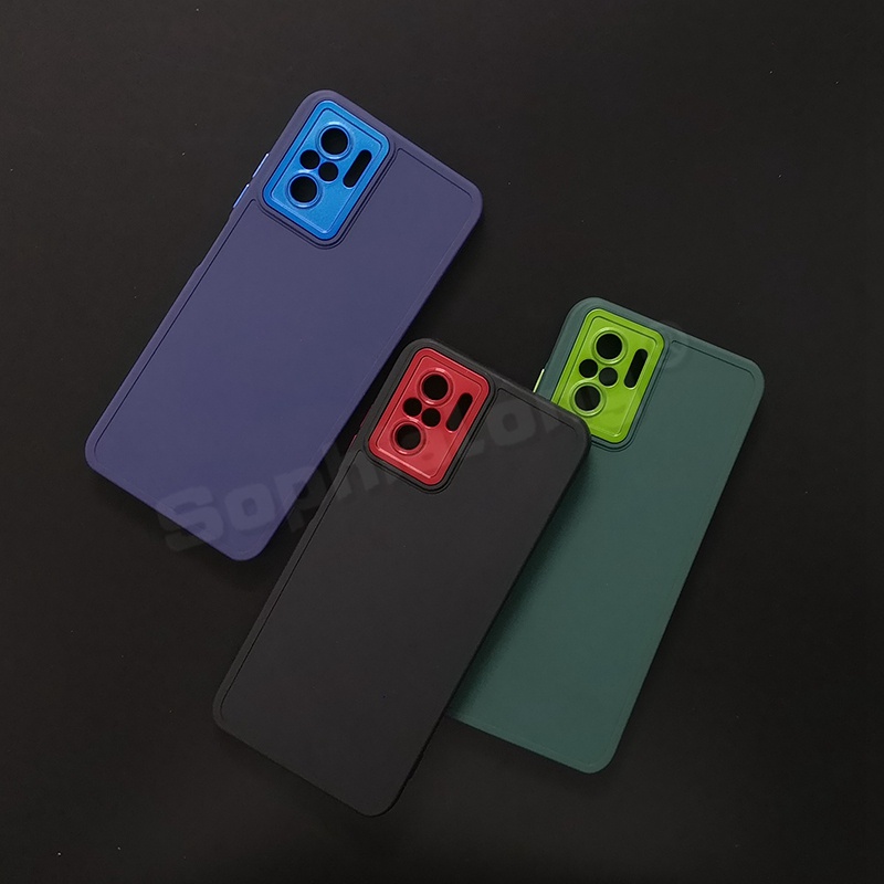 Ốp Điện Thoại Silicon Mềm Hình Bánh Macaroon Cho Xiaomi Redmi Note 10 Pro Max 10S 4G Poco M5S M3 Pro