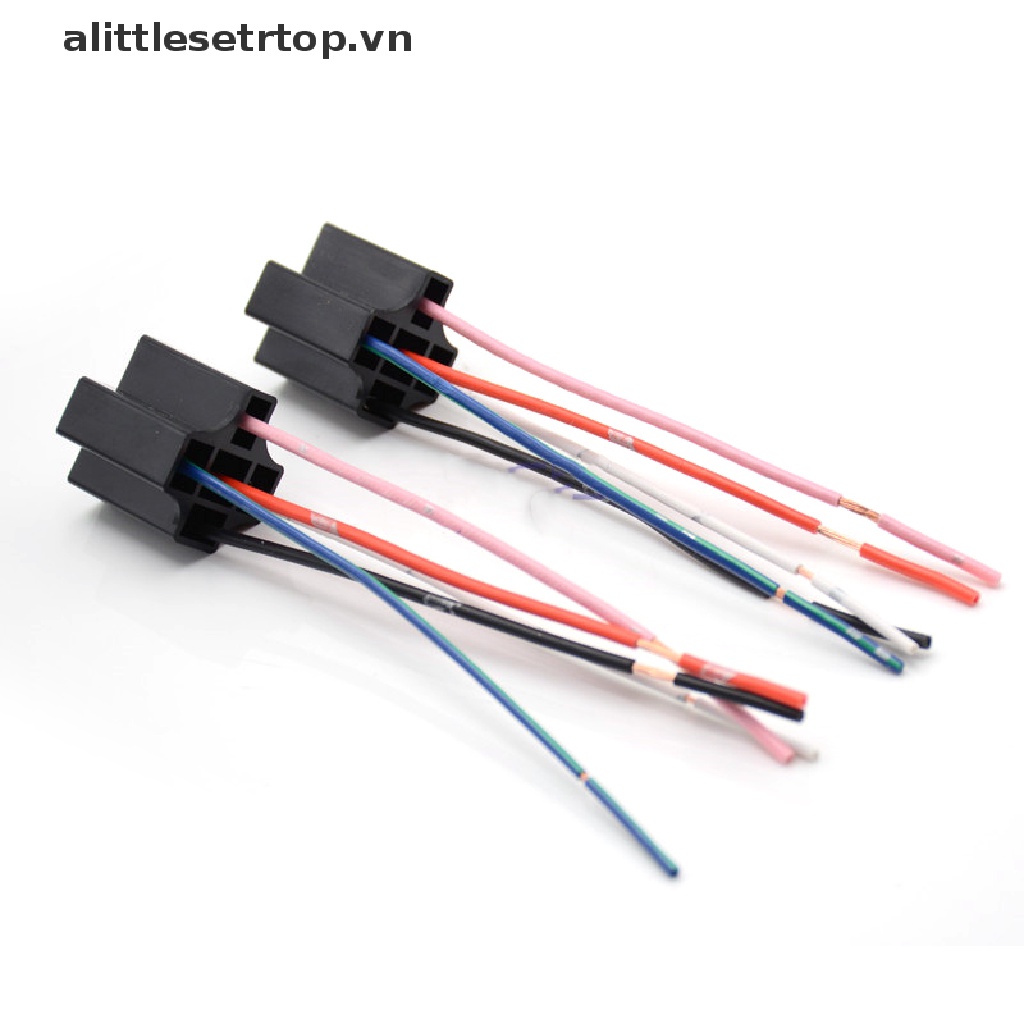 Set 5 Rơ Le Bakelite 5 Pin Chịu Nhiệt Độ Cao Chuyên Dụng Cho Xe Hơi