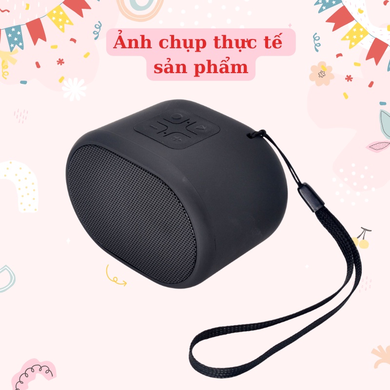 Loa bluetooth mini SUKAYO nhỏ gọn, pin châu âm thanh chất lượng kết nối USB, Thẻ nhớ, Jack 3.5mm, 4 màu lựa chọn