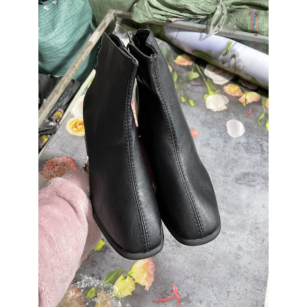 [Có video thật] Giày Boot Bốt Da Mềm Cao Cấp cao 4 5 phân