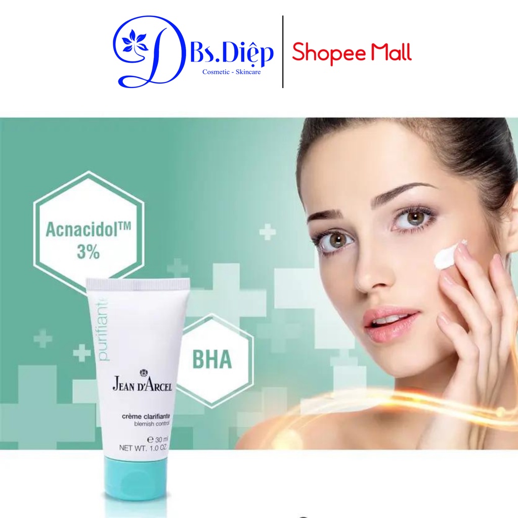 Kem làm giảm mụn nhanh Jean D' Arcel Blemish Control 30ml