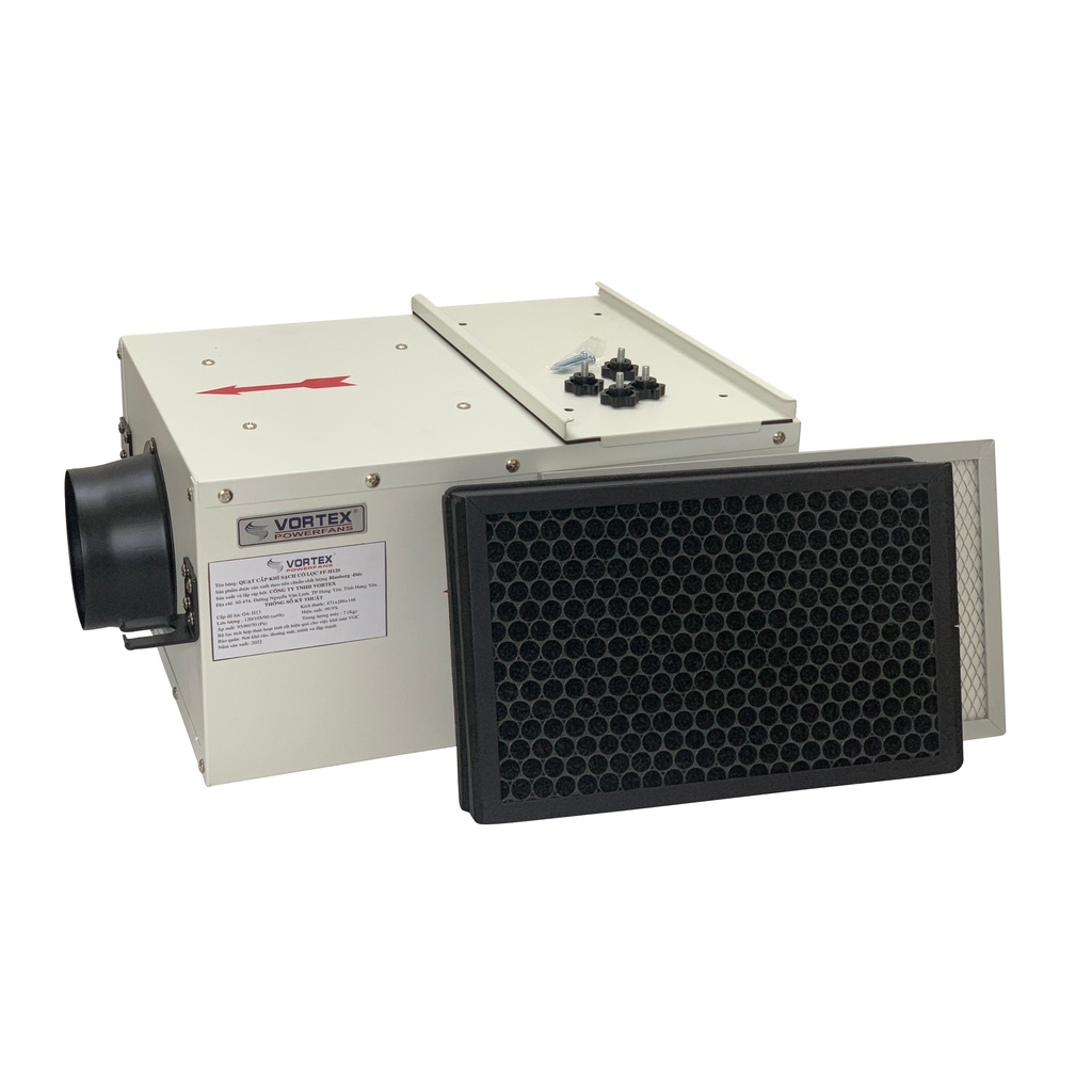 Quạt thông gió cấp khí tươi nối ống có lọc FF-H120
