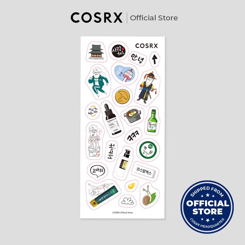 Sticker COSRX phiên bản Seoul cực dễ thương (số lượng có hạn)