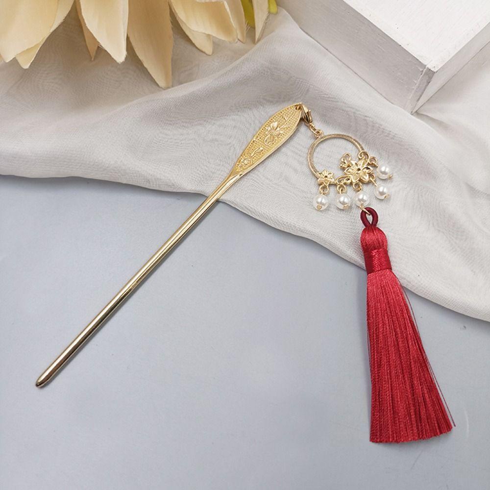 Trâm Cài Tóc Tua Rua Phong Cách Trung Hoa Cổ Điển Cho Cô Dâu