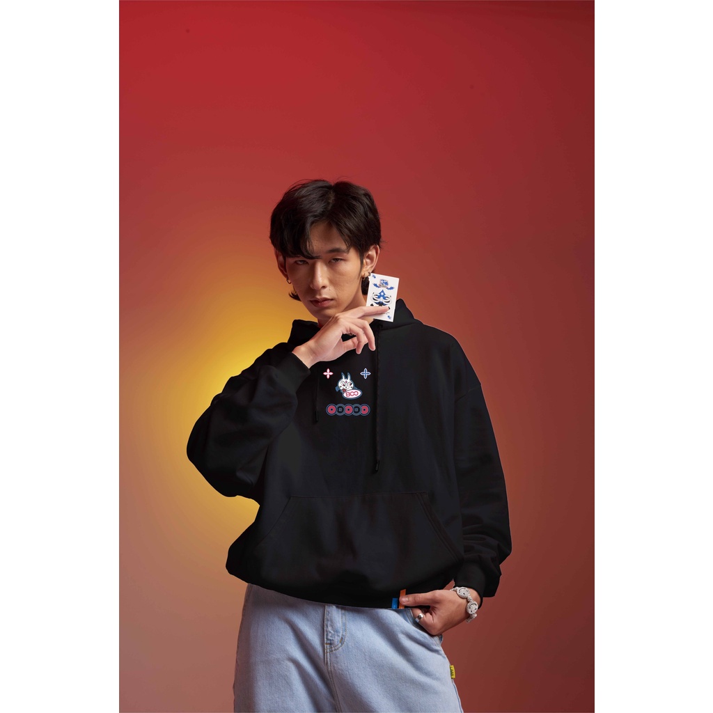 Áo Nỉ Mũ BOO UN GWP 3 Bích Đi Trước