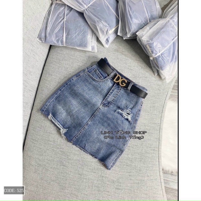 Chân váy jeans (khách chốt live 130k - 139k)