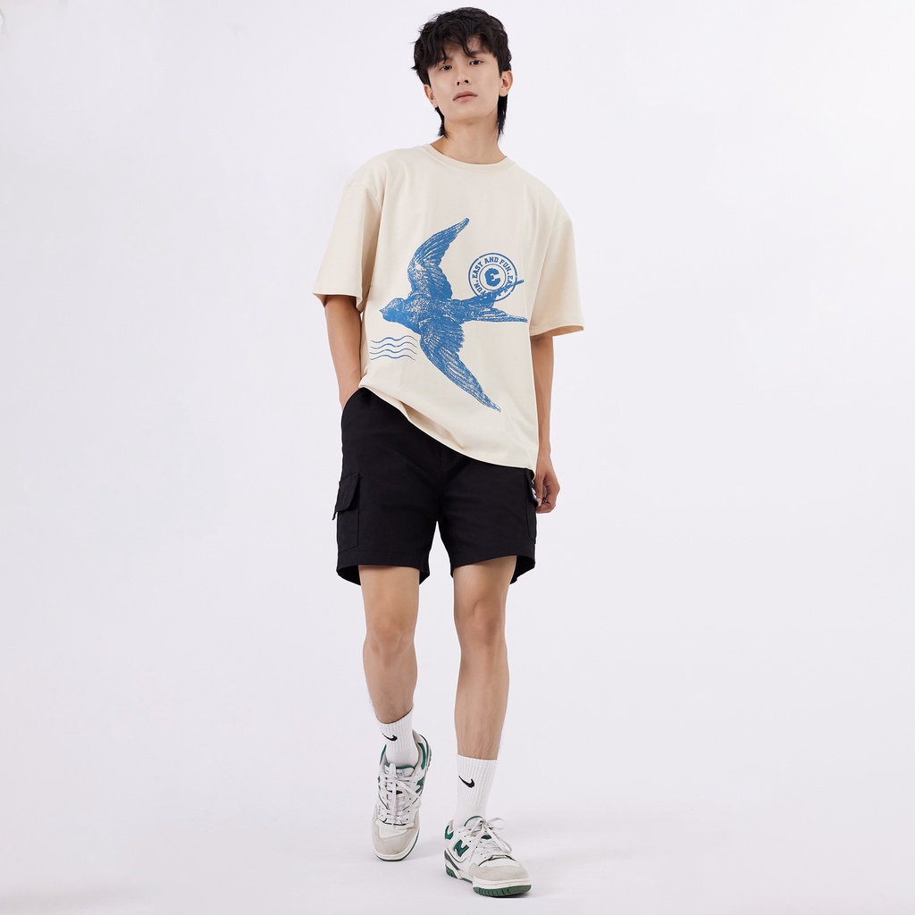 Quần short kaki túi hộp unisex nam nữ V2 cargo short