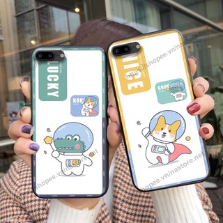 Ốp lưng Iphone 7 PLUS- IPHONE 7S PLUS- IPHONE 8 PLUS phi hành gia cute 3d cute giá rẻ