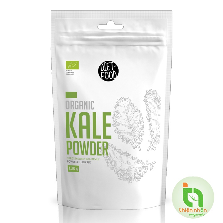 Bột cải xoăn Kale hữu cơ Diet Food 100g Organic Kale Powder
