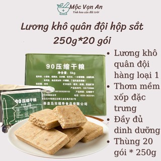 5kg Lương khô quân đội hộp sắt 20 gói * 250g