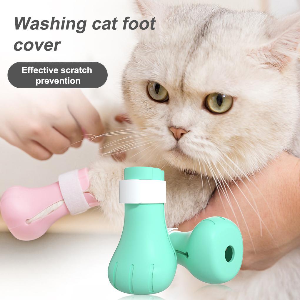 Set 4 Vỏ Bọc Giày Bốt Mềm Chống Trầy Xước Chống Cắn Có Thể Điều Chỉnh Dành Cho Thú Cưng