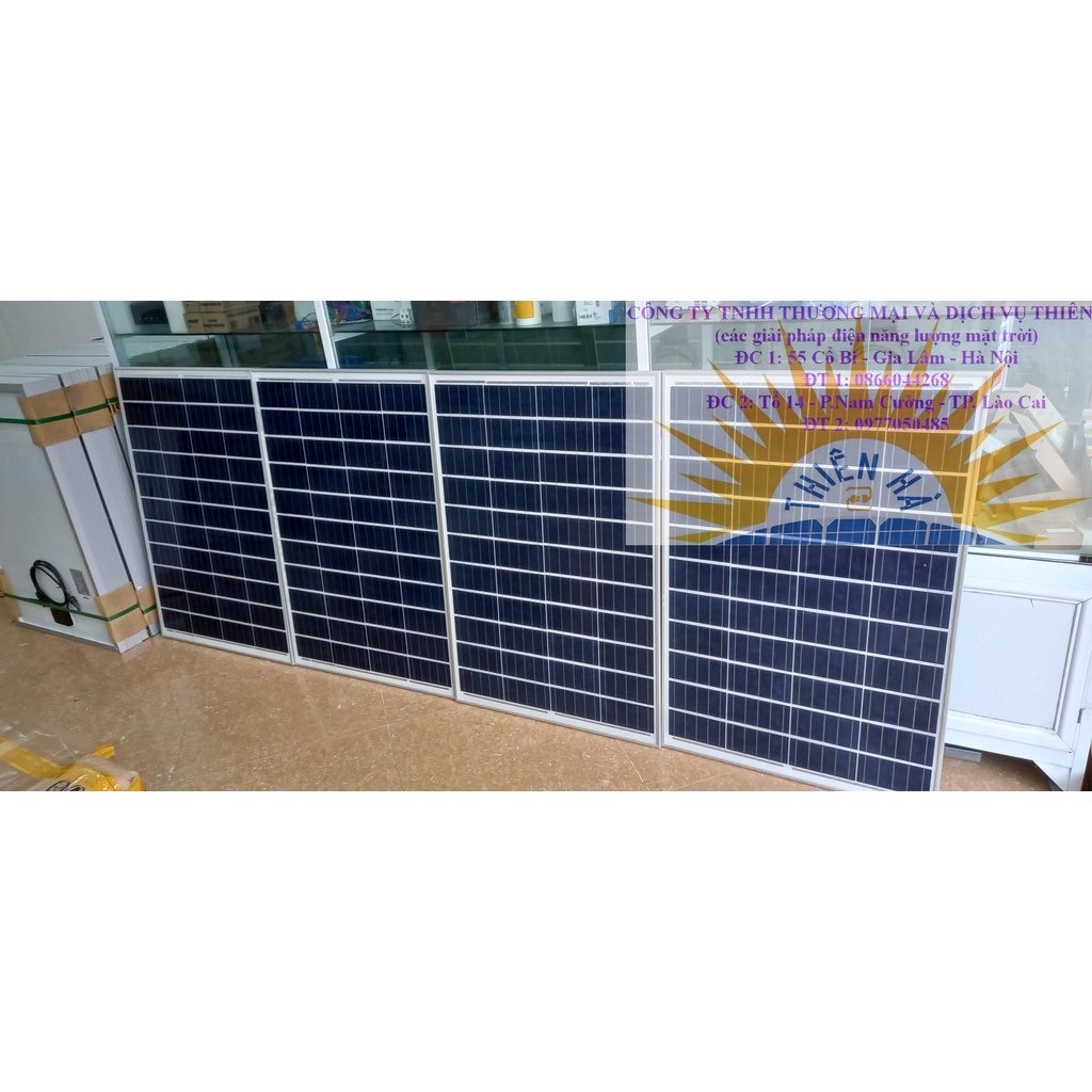 Tấm pin năng lượng mặt trời 100w poly