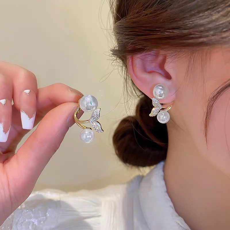 Khuyên tai Đuôi Cá nhẹ nhàng độc lạ DUOCA353