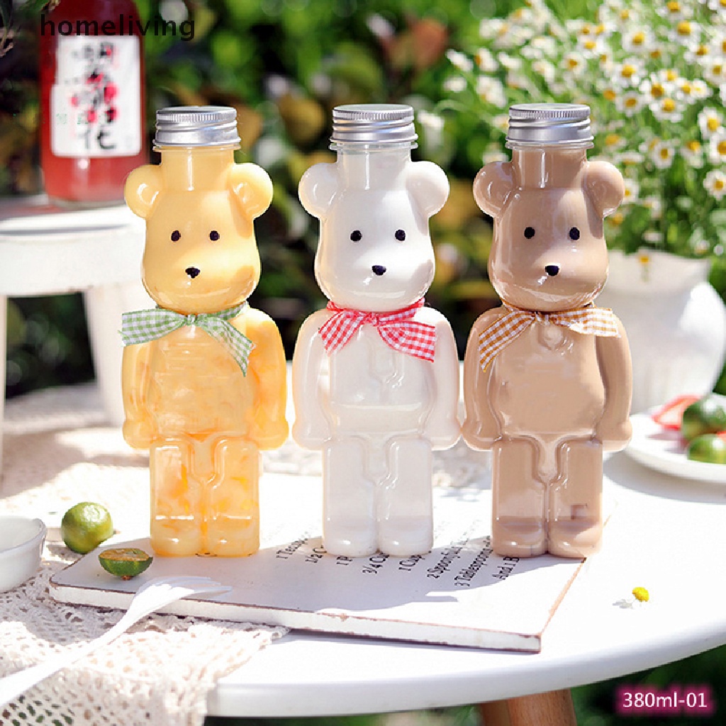 Bình Đựng Nước Ép / Trà Sữa / Cà Phê Thủ Công Hình Người Tuyết / Gấu Đáng Yêu