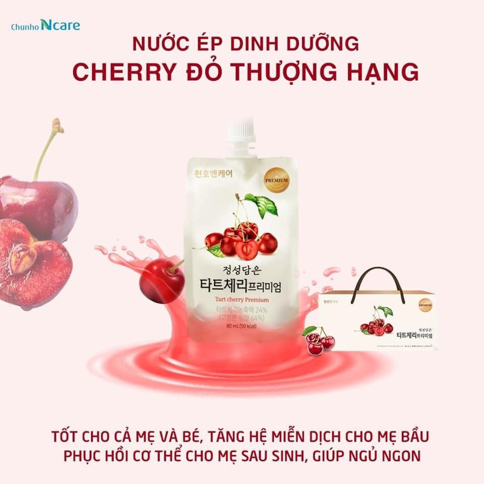 HỒNG SÂM NƯỚC ÉP CHERRY ĐỎ CHUNHO NCARE HÀN QUỐC