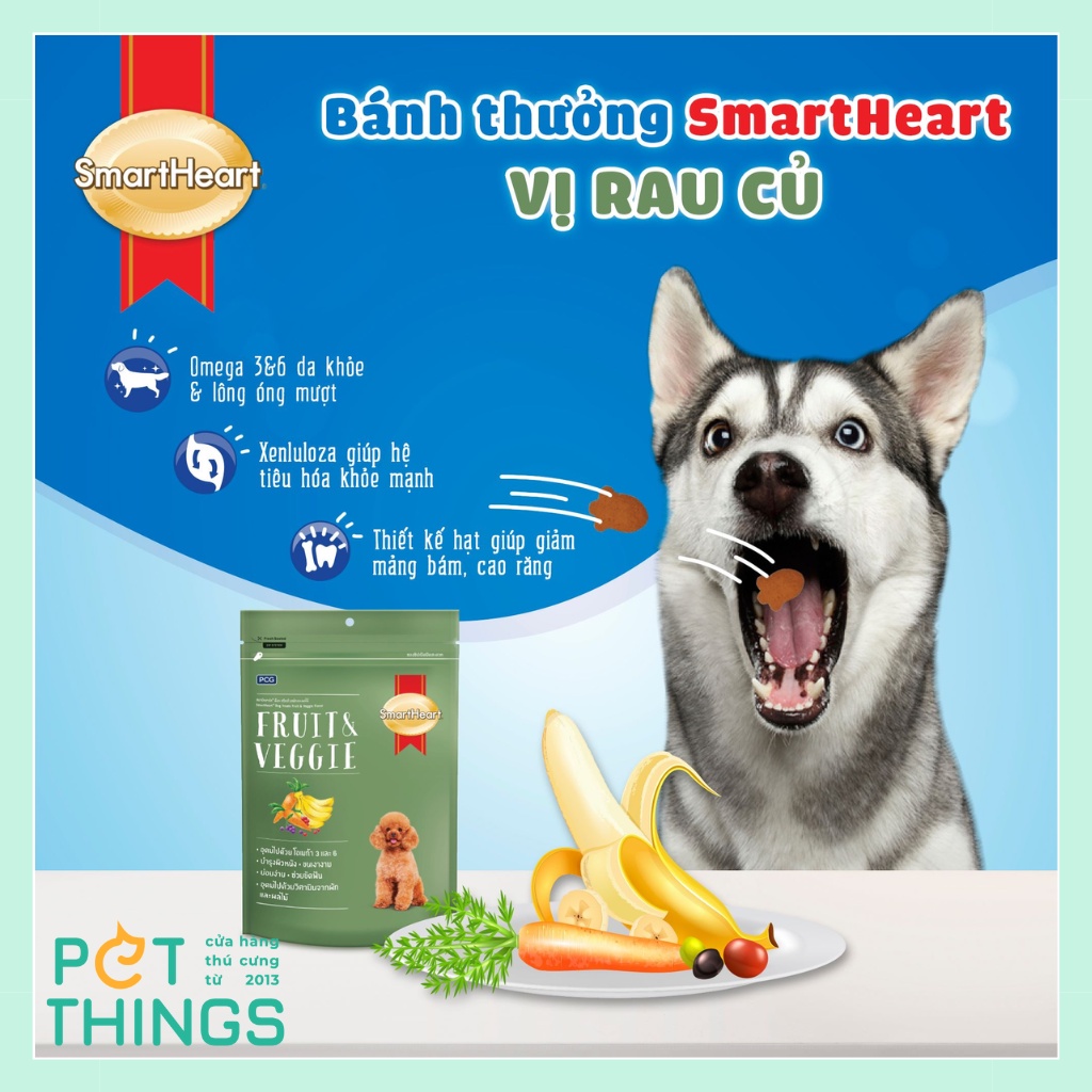 Bánh Thưởng Cho Chó Smartheart Dog Treats 100g