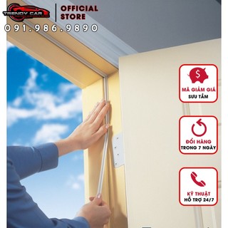 Cuộn 6 mét Roong băng keo 3M, Gioăng cao su chữ I chống ồn, Ron ngăn Bụi cửa Sổ cửa đi cửa nhà
