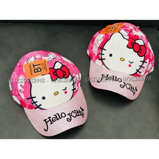 Mũ, nón hello kitty kim sa siêu dễ thương cho bé gái - Nón bé gái in 3d hình Hello Kitty, bé từ 1-5 tuổi