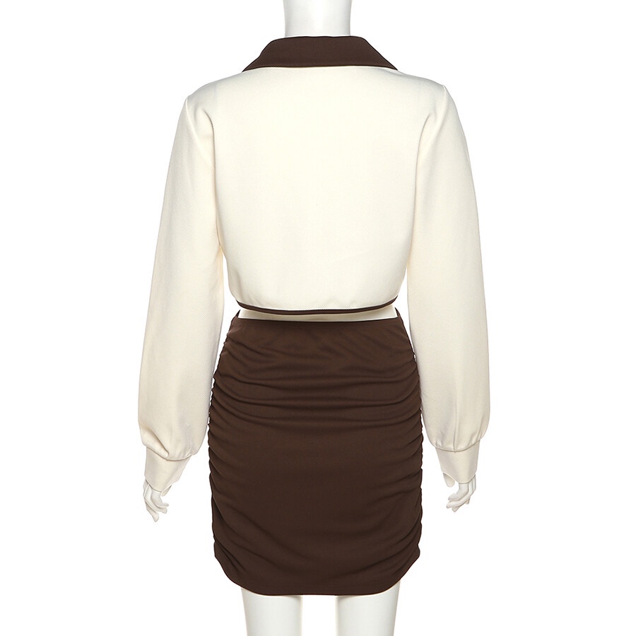 Đầm Weird Puss cổ chữ V dài tay ôm dáng thời trang dành cho nữ