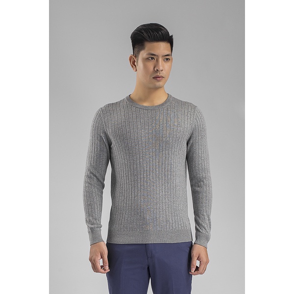 Áo len nam ARISTINO AWO008W8 độ dày vừa phải, kiểu dáng trẻ trung, chất len cotton pha mịn đẹp, giá tốt