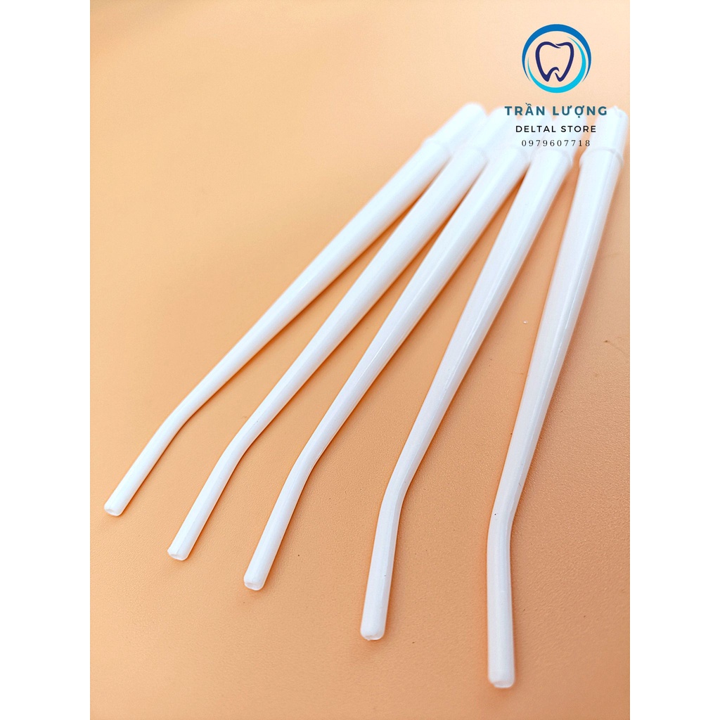 Ống hút phẫu thuật nhựa -Túi 25 chiếc-dùng trong nha khoa