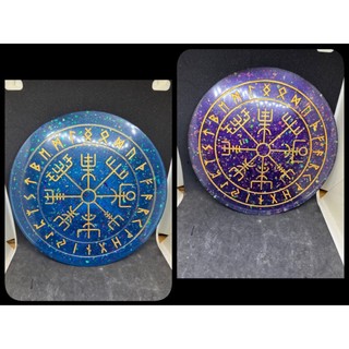 La bàn cổ đại Vegvisir Rune Bảng La bàn handmade