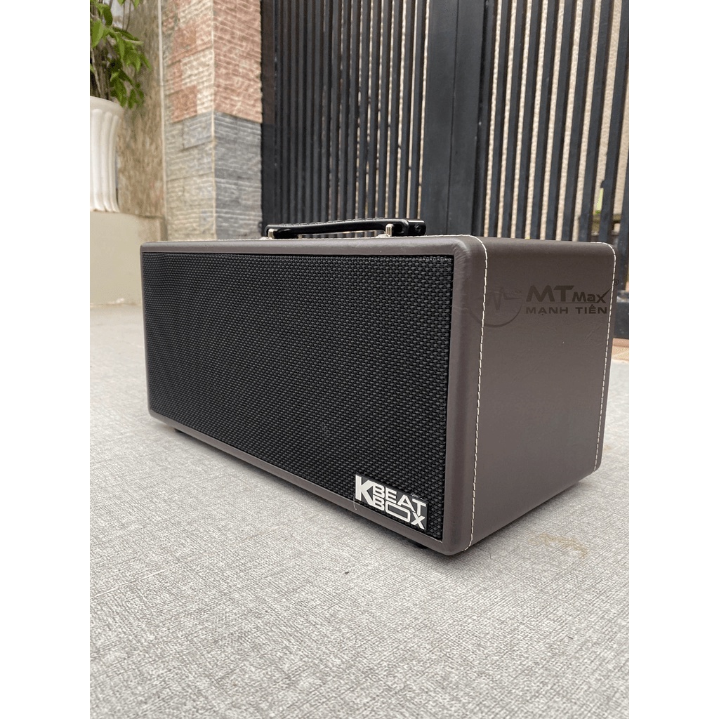 Loa karaoke bluetooth ACNOS KS363H di động xách tay, có chất lượng âm thanh vượt trội công suất 100w kèm 2 mic