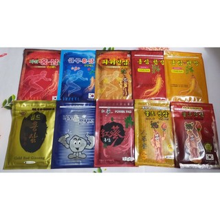Cao dán hồng sâm hàn quốc 20-25 miếng