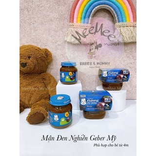 Mận đen nghiền Gerber nội địa Mỹ cho bé 4m+ 56g - Pack 2 hộp