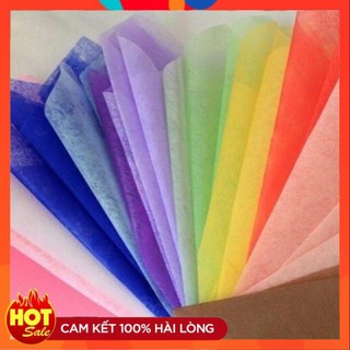 Tập 50 tờ giấy mếch lụa gói hoa khổ 60*60cm