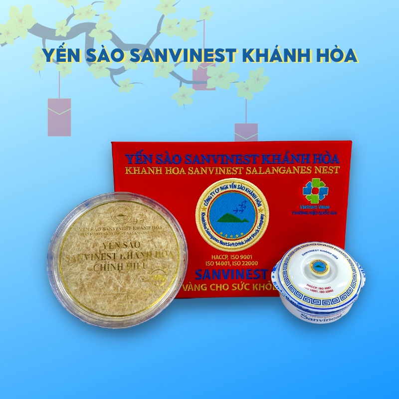 Yến sào Sanvinest Khánh Hòa chính hiệu tinh chế 50g - Q550