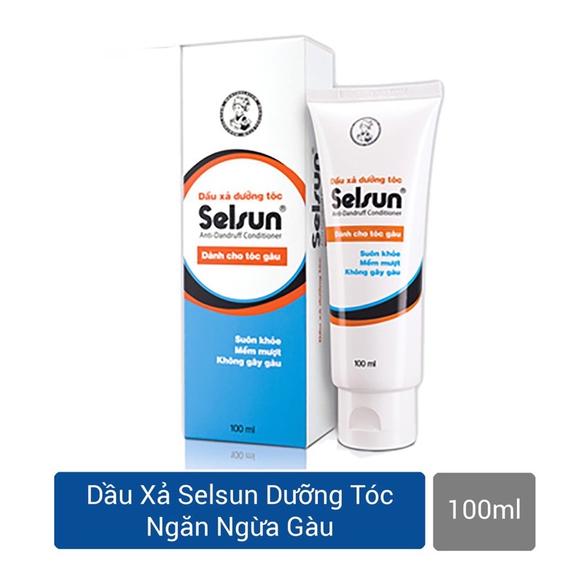 25g - Combo 5 tuýp Dầu xả dưỡng tóc Selsun suôn sẻ, mềm mượt, giảm gàu hiệu quả