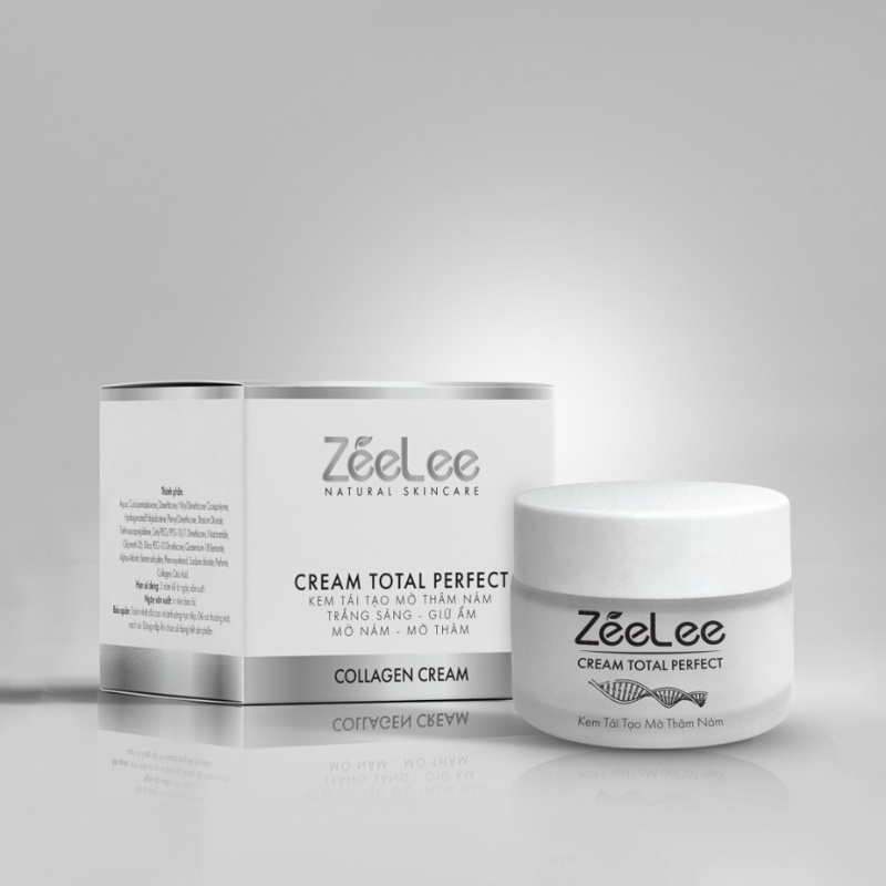 Kem tái tạo mờ thâm nám trắng da giữ ẩm ZeeLee Collagen Cream 30g