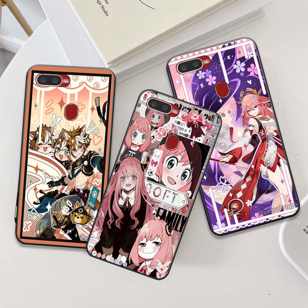 Ốp Oppo A5s / A7 / F9 / A12 bộ hình anime siêu cute, siêu đáng yêu