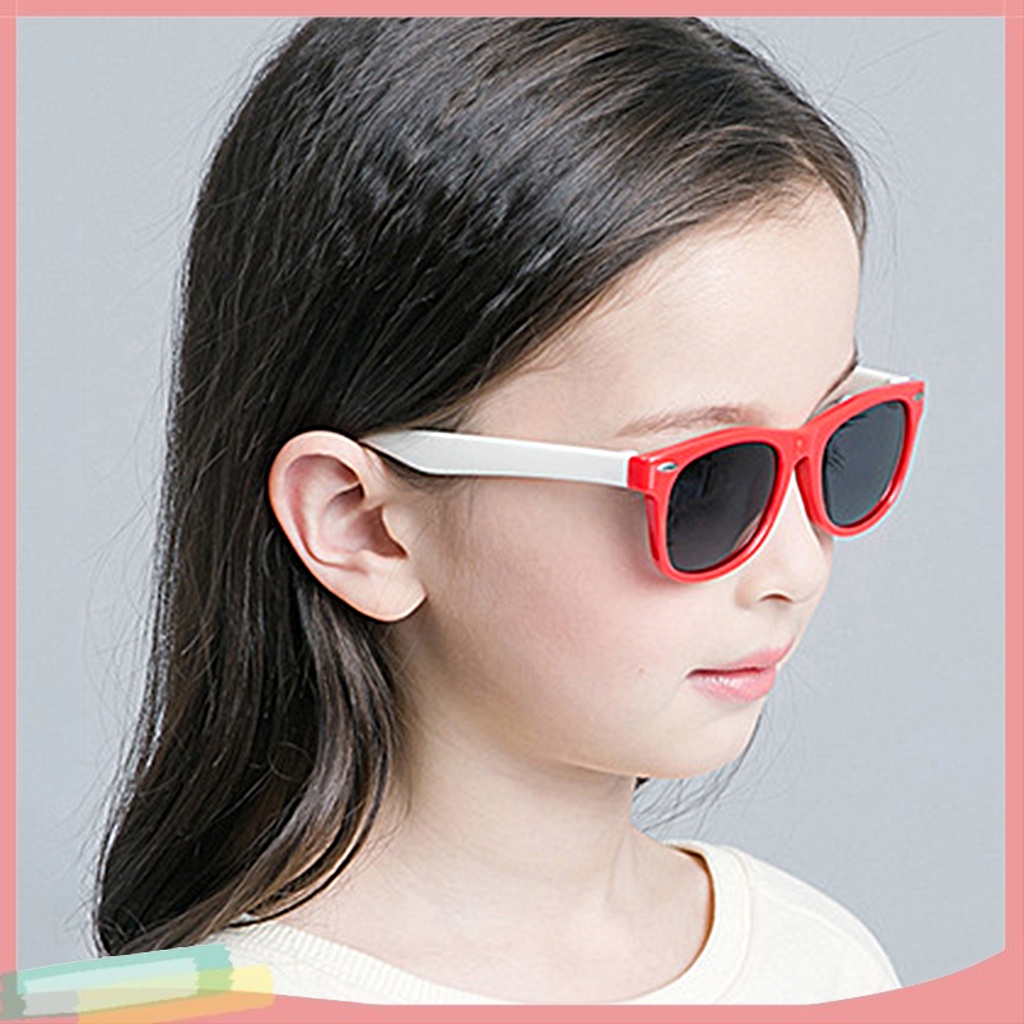 Kính Mát Gọng Linh Hoạt Cho Bé 3-12 Tuổi Chất Lượng Cao